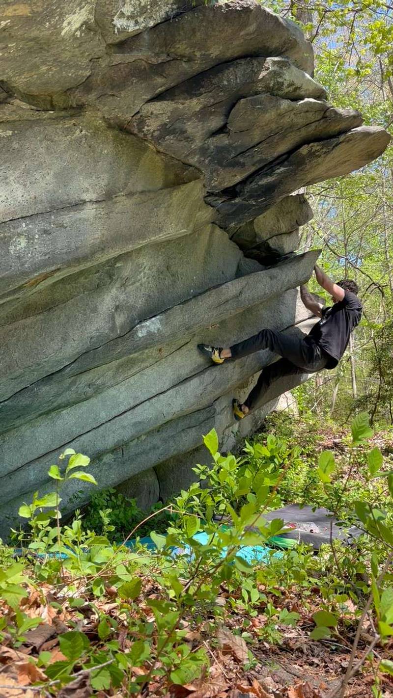 Ledge Sit v1, Gunpowder Falls - Beta Video from dylanontherocks