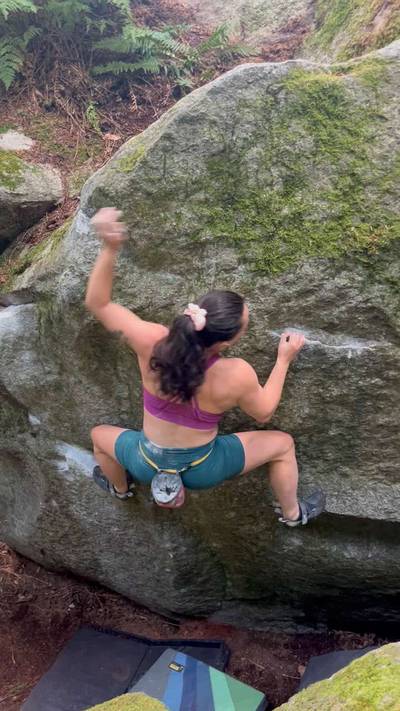 Flying Marino v7, Squamish - Beta Video from kimikoclimbs