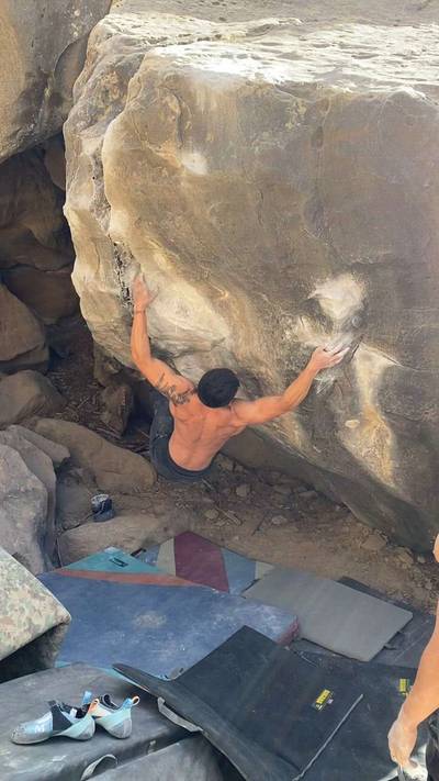 Electric Fence (right) v7, Joe's Valley - Beta Video from wchang