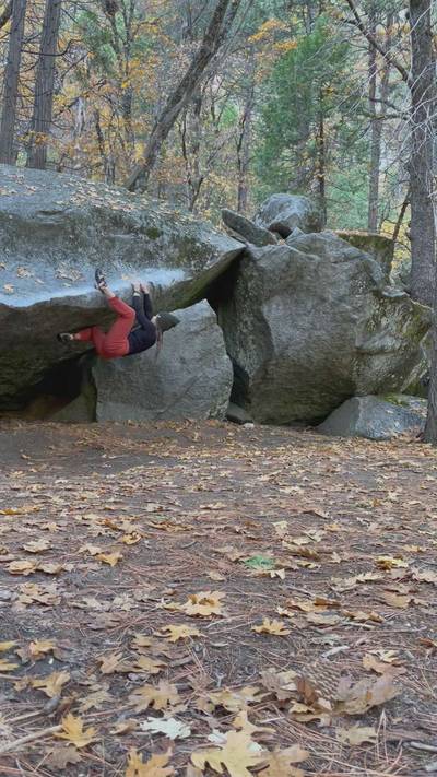 Kevin's Traverse v0, Yosemite Valley - Beta Video from lemonlime