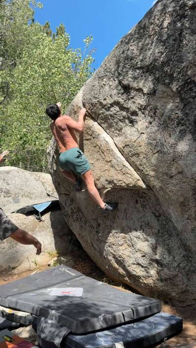 Beaver Cleaver v4, Lake Tahoe - Beta Video from austinclimbsweird