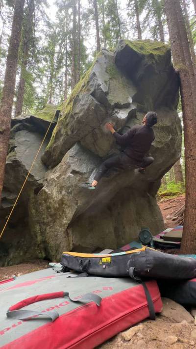Meat Eating Vegetarian v6, North Bend - Beta Video from Mpollmeier