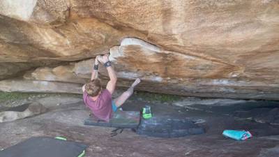 Big Nose Milley v9, Hueco Tanks - Beta Video from brenner.rauch