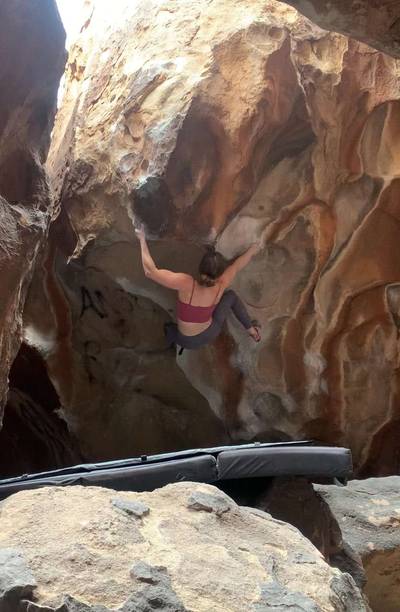 King Cobra v6, Hueco Tanks - Beta Video from Tara