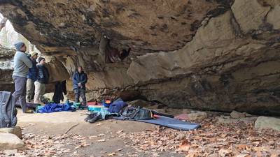 Ali Bubba Stand v8, New River Gorge - Beta Video from flu.tru