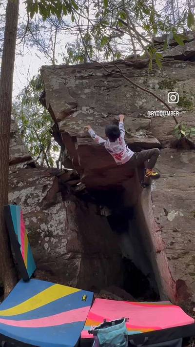 I Think I Like v1, New River Gorge - Beta Video from RyoClimber