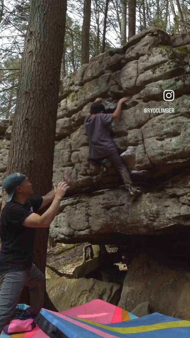 Slot O' Fun v0, New River Gorge - Beta Video from RyoClimber
