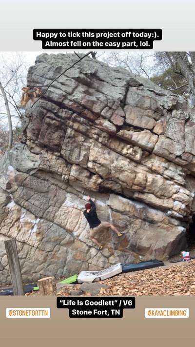 Life is Goodlett v6, Stone Fort - Beta Video from RidgeHostetter