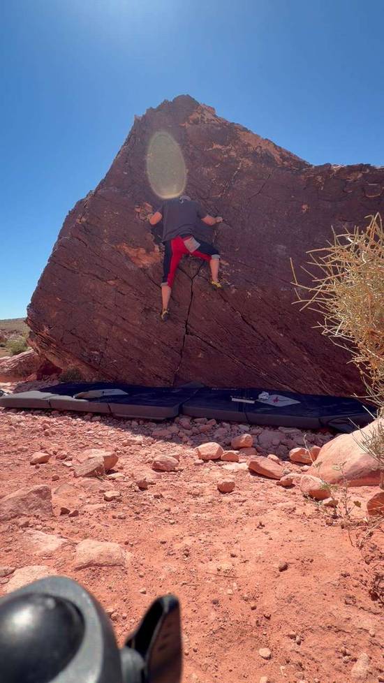 Fin - Backside v0, Red Rock - Beta Video from Kelly.gage