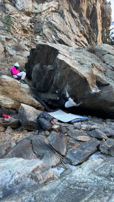 Depression Proof v11, Clear Creek Canyon - Beta Video from cmclimbs