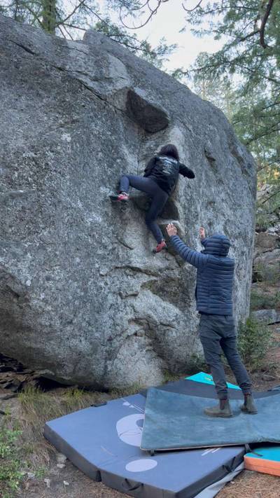 Alfalfa or Spanky? v5, Leavenworth - Beta Video from connie.climbthenics