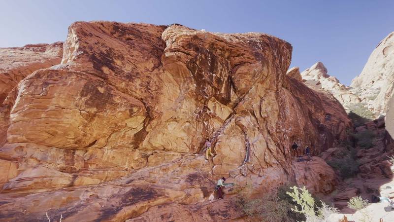Sweet Pain 5.11d, Red Rock - Beta Video from steven310