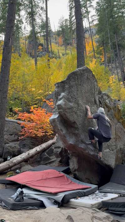 The Savage Act v5, Leavenworth - Beta Video from climb_ryan