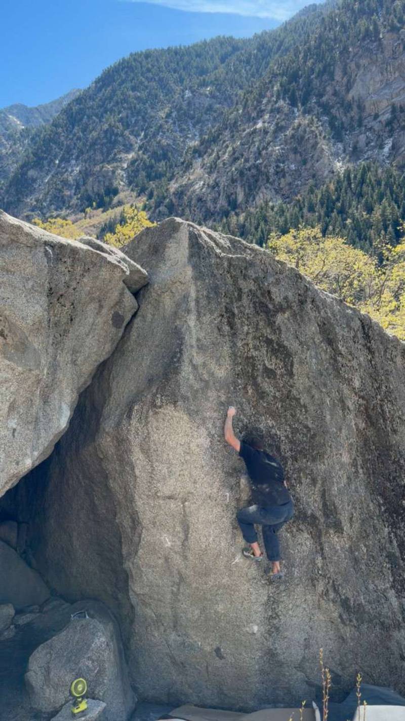 Left Side Direct Sit v7, Little Cottonwood Canyon - Beta Video from travieggg