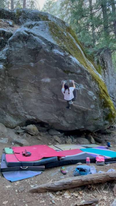 The King v6, Yosemite Valley - Beta Video from PruneyFingers