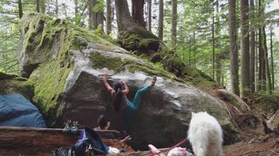 Backwards in an Easy Chair v4, Squamish - Beta Video from roseyallday