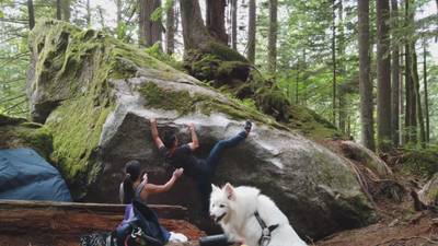 Backwards in an Easy Chair v4, Squamish - Beta Video from Sendmon