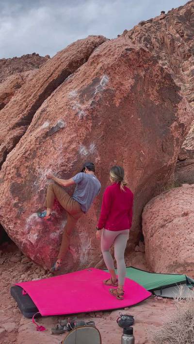 Southeast Face Sit v4, Red Rock - Beta Video from Mprusak