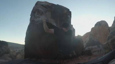 Square Arete v6, Red Rock - Beta Video from TinyDynos