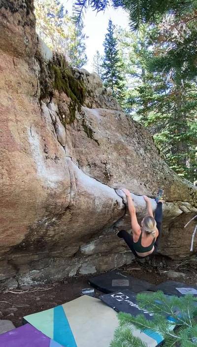 Man Eater v8, Rocky Mountain National Park - Beta Video from kristentanguay