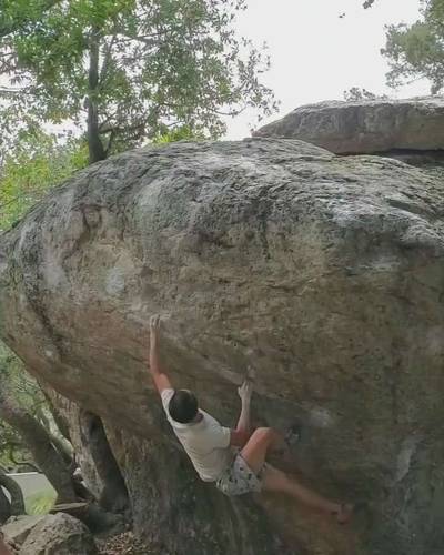 Great Stone Face v8, Berkeley - Beta Video from lucky.rockclimbing