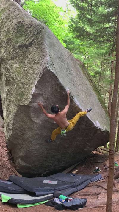 Tim's Arete v10, Squamish - Beta Video from vjosh