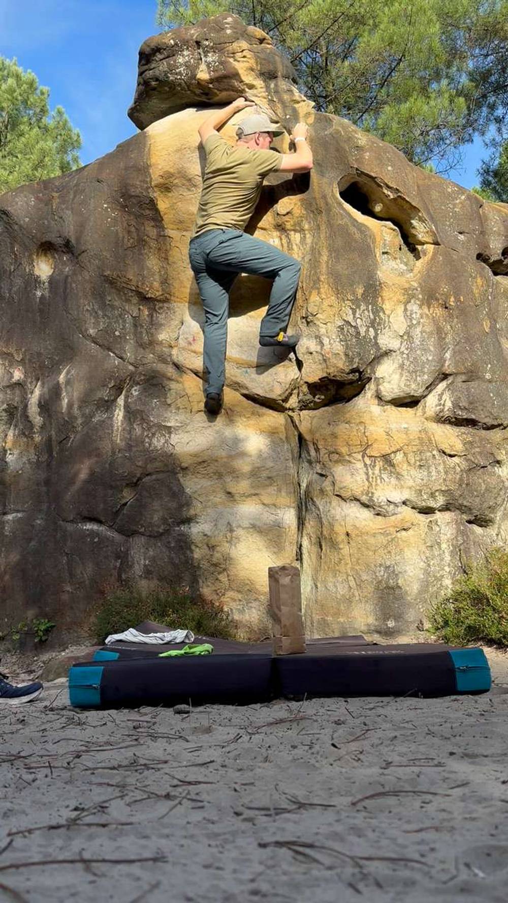 Le Mur Orange v1, Fontainebleau - Beta Video from Pink0neInTheC0rner