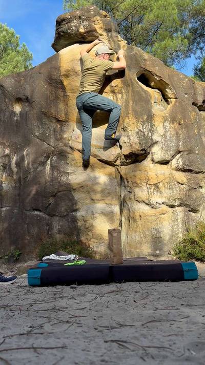 Le Mur Orange v1, Fontainebleau - Beta Video from Pink0neInTheC0rner