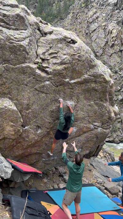 The Lurker v6, Clear Creek Canyon - Beta Video from kristenvista