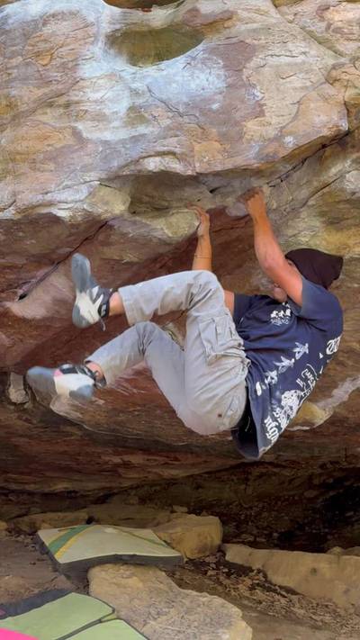 Reconciliation v5, Dayton pocket - Beta Video from Rickclimbs