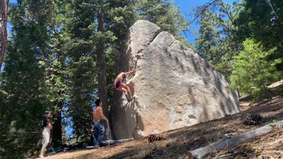 Campground Arete v1, Black Mountain - Beta Video from breakingbeta