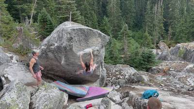 Power Struggle v6, Stevens Pass - Beta Video from lauramarie43