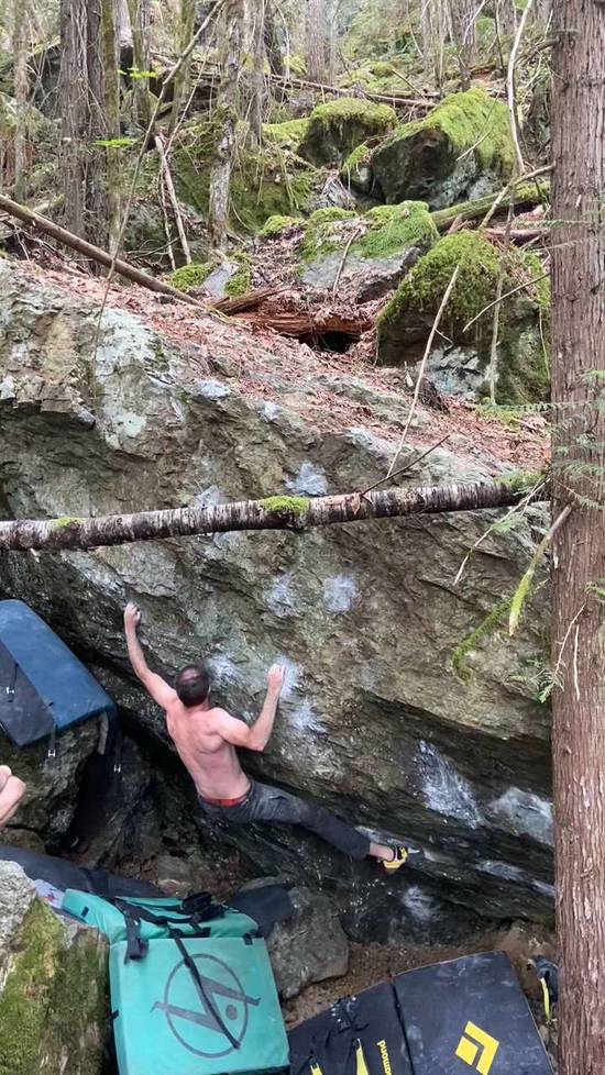 Incy Crimpy Spider v7, Comox Lake - Beta Video from WheresTyler