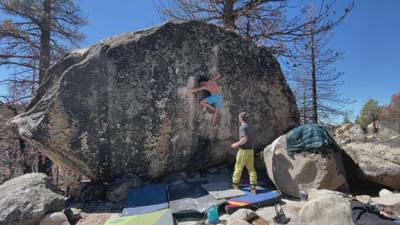 Global Warming v9, Lake Tahoe - Beta Video from austinclimbsweird