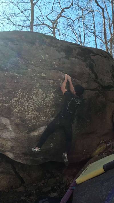 Projectile Vomit v7, Rumbling Bald - Beta Video from ian.climbs