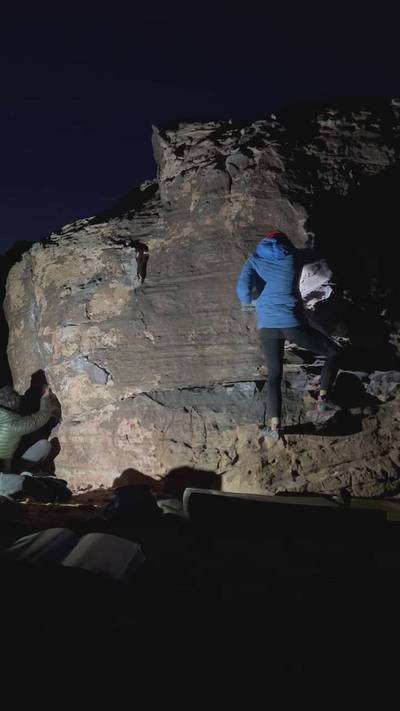 The Black Warm Up Left v0, Red Rock - Beta Video from LittleBetaBird