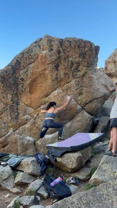Chalk on Rock v8, Lincoln Lake - Beta Video from lilyswann