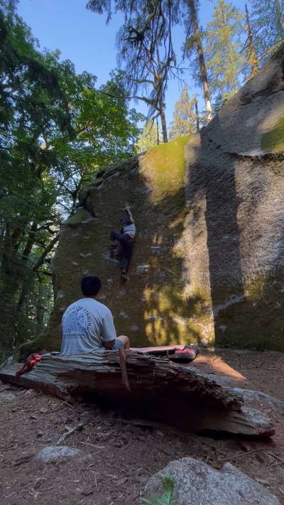 Amphitheatre Left v1, Squamish - Beta Video from melanie