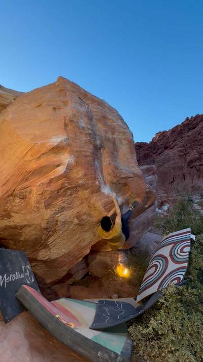 Lime in the Sand v7, Red Rock - Beta Video from sam.meow