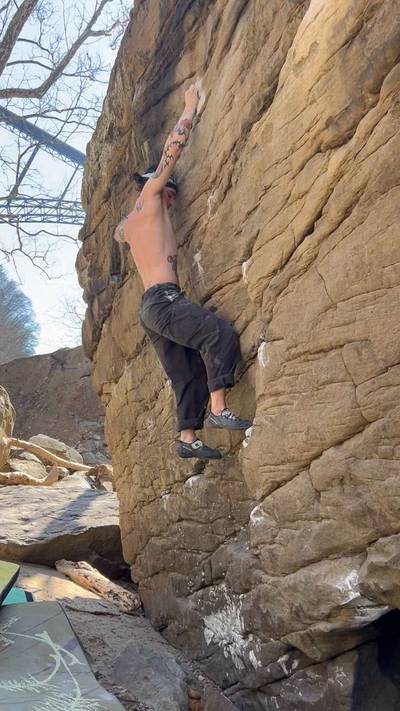 1, 2, Punch v7, New River Gorge - Beta Video from vinman30