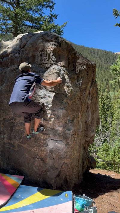 Arete 1 v1, Guanella Pass - Beta Video from RockaTanaka