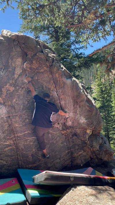 Chalk Block v1, Guanella Pass - Beta Video from RockaTanaka
