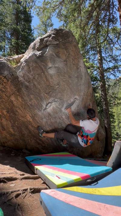 Trailside Problem v4, Guanella Pass - Beta Video from RockaTanaka