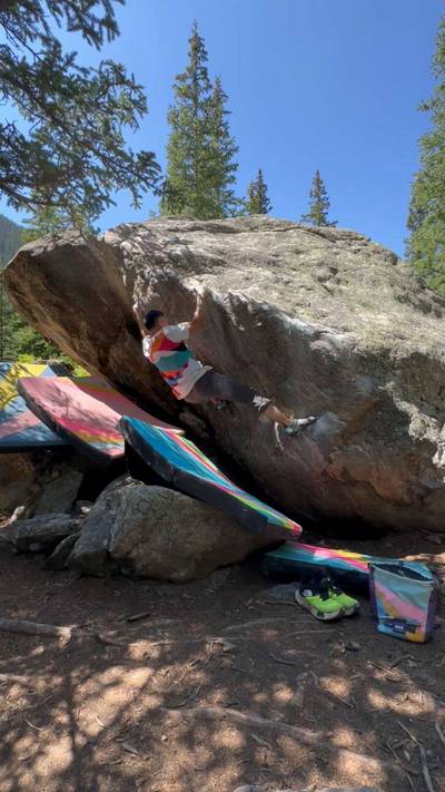 Cracked Lip Traverse v4, Guanella Pass - Beta Video from RockaTanaka