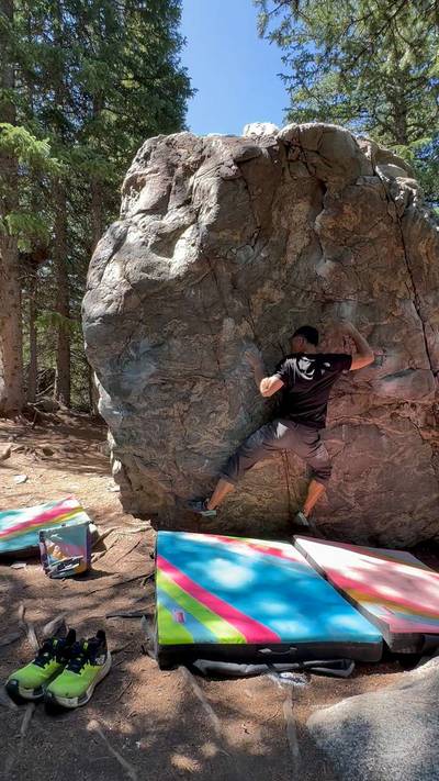 Chalk Block Left v4, Guanella Pass - Beta Video from RockaTanaka