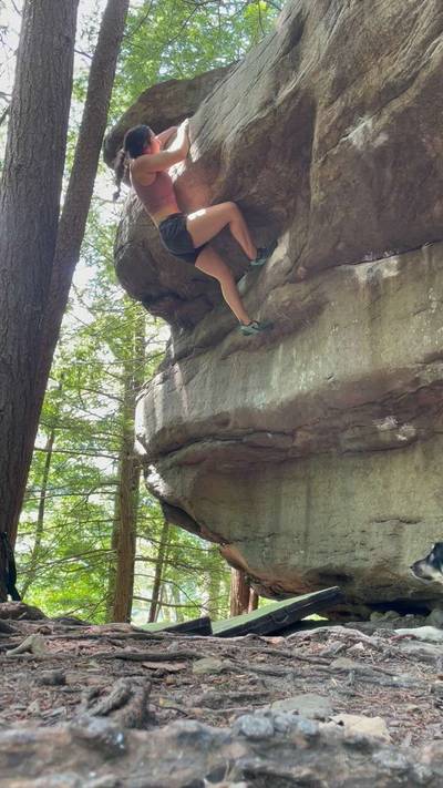 Honky v5, New River Gorge - Beta Video from MaryChristine