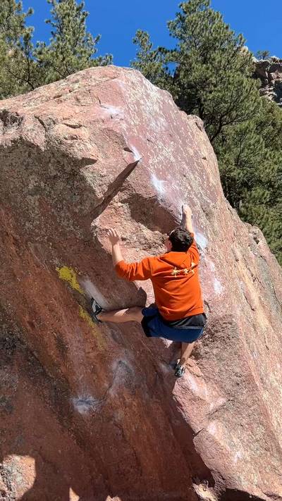Resonated v8, Eldorado Canyon - Beta Video from jasper_climbs