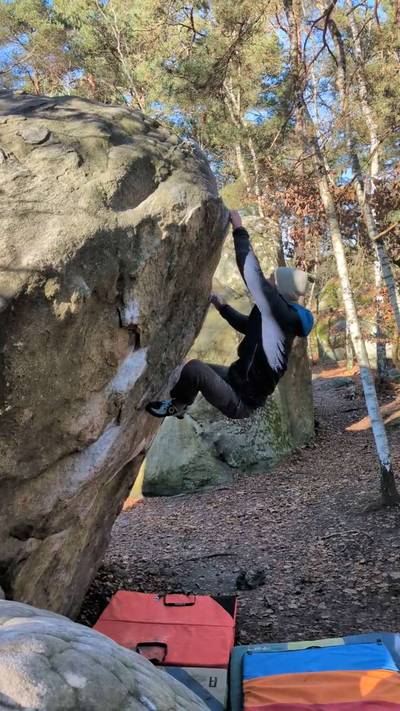 Lullaby (avec l’arete) v6, Fontainebleau - Beta Video from yori