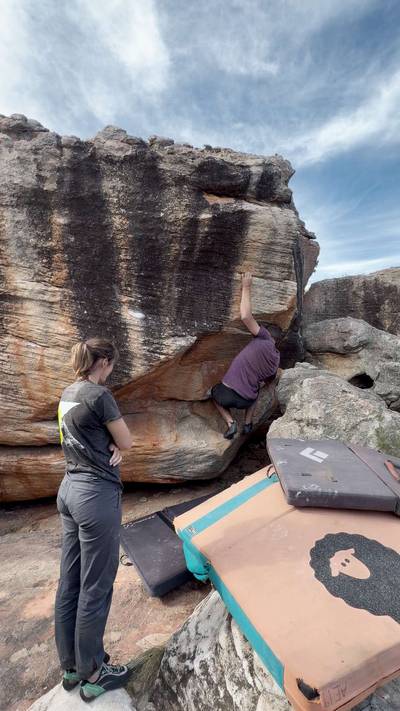 Rumour Has It 7A v6, Rocklands - Beta Video from coolguyJD