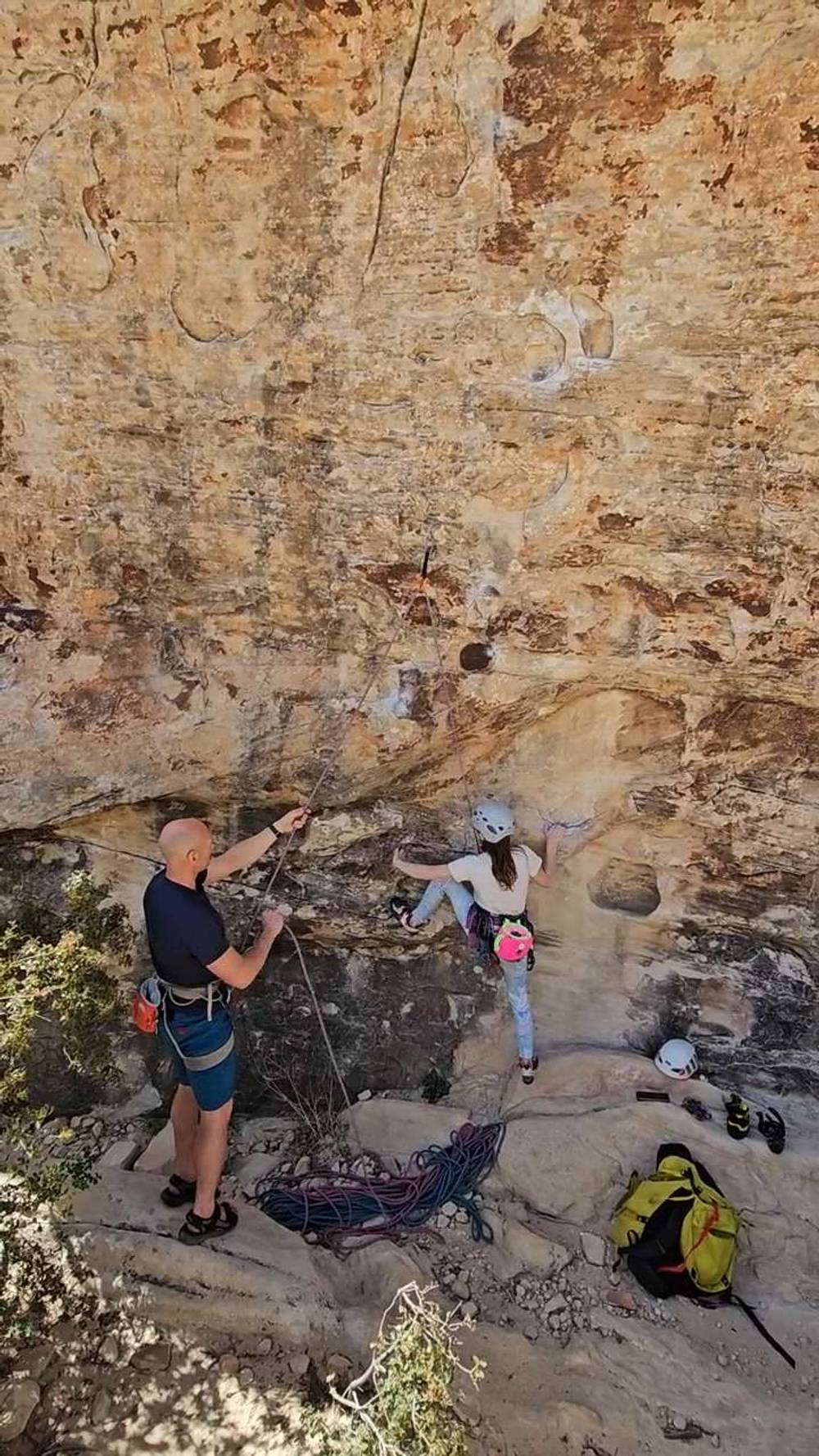 Pain Check 5.12a, Red Rock - Beta Video from nicoleclimbs